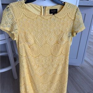 NWOT: Laundry By Shelli Segal Sunlit Lace Mini Dress Size 2 Free Shipping